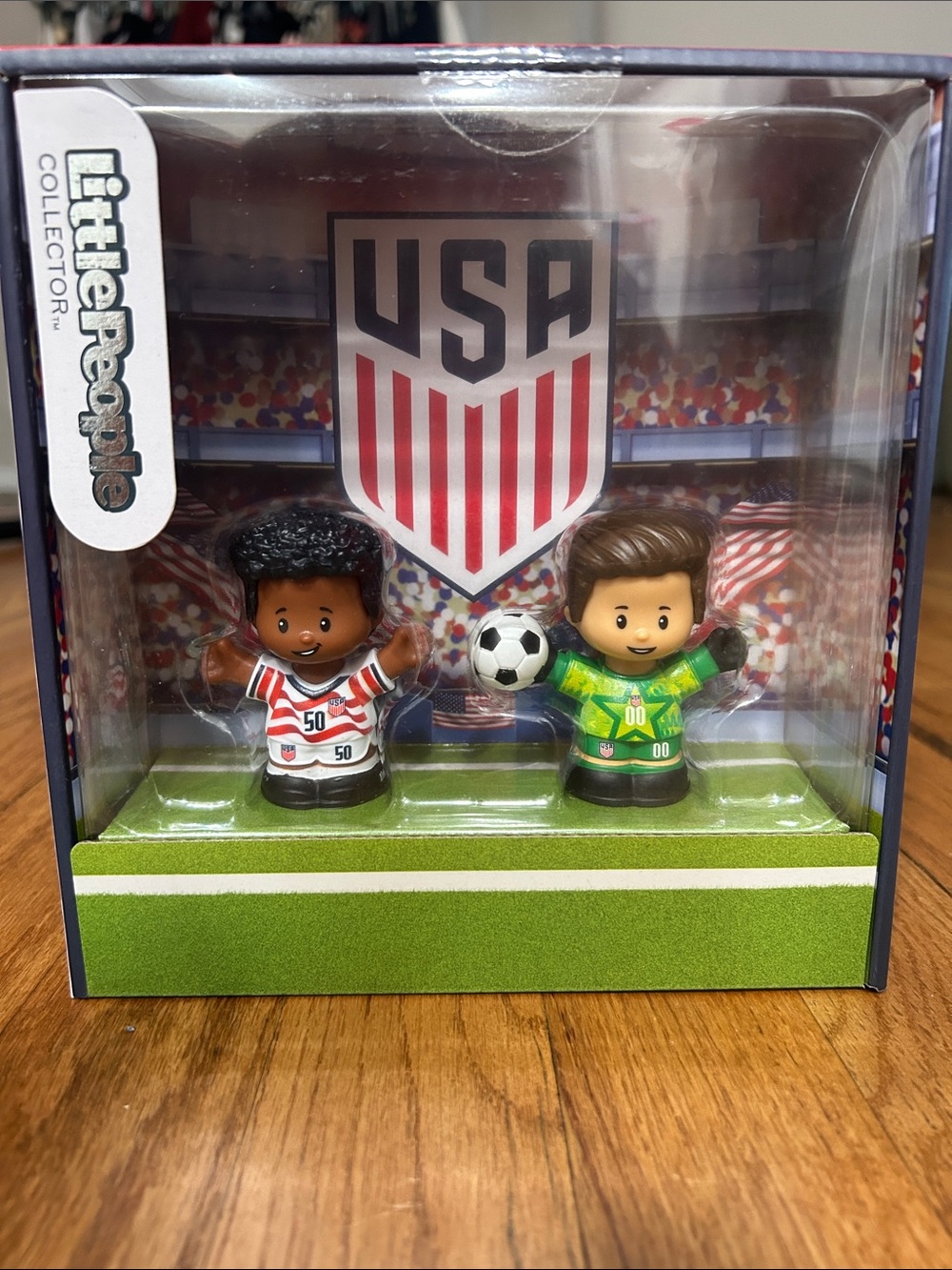 Little People Collector U.S. Soccer Special Edition Set Sports Fans Figurines